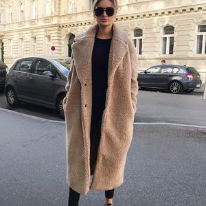 H&M Teddy Borg Coat